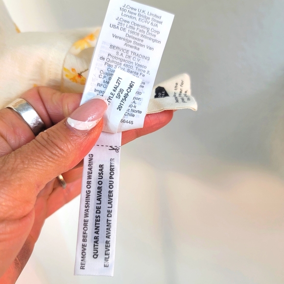 MADEWELL SMOCKED TOP FRENCH DAISY FLORAL PRINT BUTTON UP SIZE XXS - Picture 8 of 16